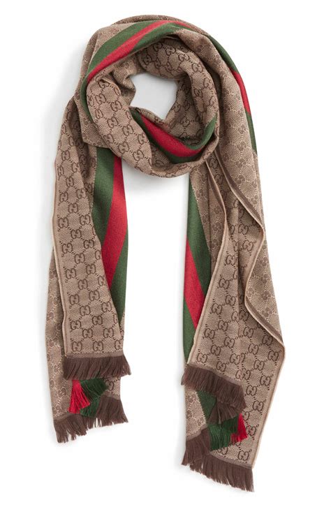 gucci black silk scarf|authentic Gucci scarves.